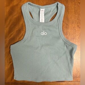 Women’s Alo Yoga Sea foam Green Aspire Tank Size XS